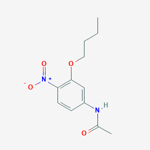 N-{3-butoxy-4-nitrophenyl}acetamide