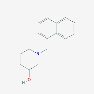 molecular formula C16H19NO B5151536 1-(1-naphthylmethyl)-3-piperidinol 