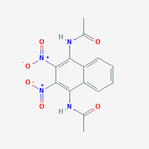 N-{4-(acetylamino)-2,3-dinitro-1-naphthyl}acetamide