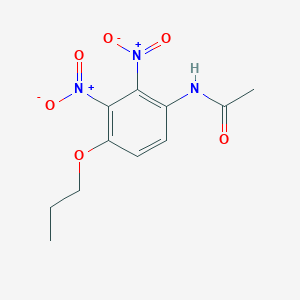 N-{2,3-bisnitro-4-propoxyphenyl}acetamide