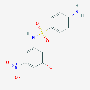 4-amino-N-{3-nitro-5-methoxyphenyl}benzenesulfonamide