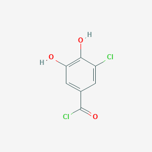 molecular formula C7H4Cl2O3 B051516 3-Chloro-4,5-dihydroxybenzoyl chloride CAS No. 119735-20-5