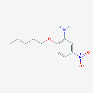 molecular formula C11H16N2O3 B515162 5-Nitro-2-(pentyloxy)aniline 