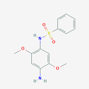 N-(4-amino-2,5-dimethoxyphenyl)benzenesulfonamide