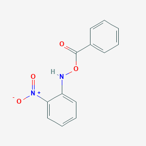 molecular formula C13H10N2O4 B515173 1-[(Benzoyloxy)amino]-2-nitrobenzene 