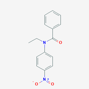 molecular formula C15H14N2O3 B515174 N-ethyl-N-(4-nitrophenyl)benzamide 