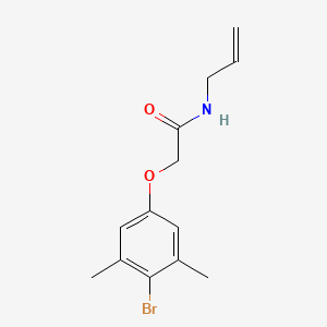 molecular formula C13H16BrNO2 B5151817 N-allyl-2-(4-bromo-3,5-dimethylphenoxy)acetamide 