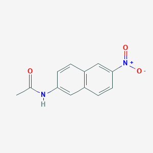 molecular formula C12H10N2O3 B515186 N-{6-nitro-2-naphthyl}acetamide CAS No. 102877-11-2