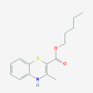 molecular formula C15H19NO2S B5151899 pentyl 3-methyl-4H-1,4-benzothiazine-2-carboxylate 