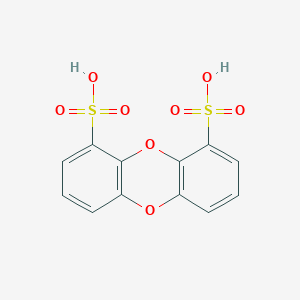 molecular formula C12H8O8S2 B515198 1,9-Oxanthrenedisulfonic acid 