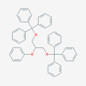 molecular formula C47H40O3 B515201 [[2-Phenoxy-3-(trityloxy)propoxy](diphenyl)methyl]benzene 