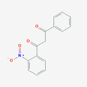 molecular formula C15H11NO4 B515208 1-(2-Nitrophenyl)-3-phenylpropane-1,3-dione 