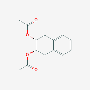molecular formula C14H16O4 B515212 3-(Acetyloxy)-1,2,3,4-tetrahydro-2-naphthalenyl acetate 