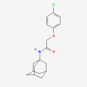 molecular formula C18H22ClNO2 B5152157 N-1-adamantyl-2-(4-chlorophenoxy)acetamide 
