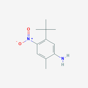 molecular formula C11H16N2O2 B515217 5-Tert-butyl-2-methyl-4-nitroaniline 