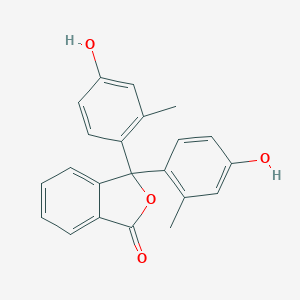 molecular formula C22H18O4 B515223 3,3-Bis(4-hydroxy-2-methylphenyl)-1-isobenzofuranone CAS No. 4270-78-4