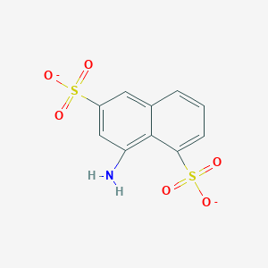 molecular formula C10H7NO6S2-2 B515224 8-Aminonaphthalene-1,6-disulfonate 