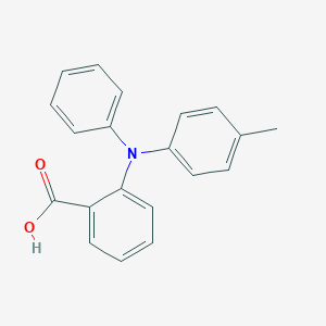 molecular formula C20H17NO2 B515226 2-[4-Methyl(phenyl)anilino]benzoic acid 