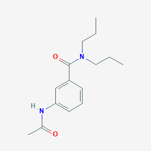molecular formula C15H22N2O2 B5152350 3-(acetylamino)-N,N-dipropylbenzamide 