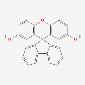 molecular formula C25H16O3 B5152396 spiro[fluorene-9,9'-xanthene]-2',7'-diol 