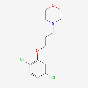 molecular formula C13H17Cl2NO2 B5152493 4-[3-(2,5-dichlorophenoxy)propyl]morpholine 