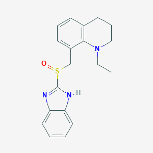 molecular formula C19H21N3OS B051525 Bisme-tetrahydroquinoline CAS No. 112644-23-2