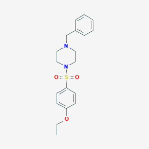 molecular formula C19H24N2O3S B515257 1-Benzyl-4-(4-ethoxyphenyl)sulfonylpiperazine CAS No. 326885-52-3