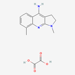 molecular formula C15H17N3O4 B5152639 1,8-dimethyl-2,3-dihydro-1H-pyrrolo[2,3-b]quinolin-4-amine oxalate 