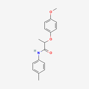 molecular formula C17H19NO3 B5152757 2-(4-methoxyphenoxy)-N-(4-methylphenyl)propanamide 