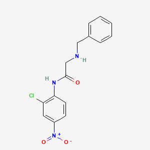 molecular formula C15H14ClN3O3 B5152811 N~2~-benzyl-N~1~-(2-chloro-4-nitrophenyl)glycinamide 