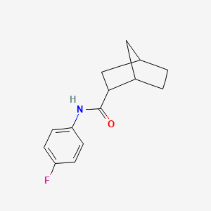 molecular formula C14H16FNO B5152837 N-(4-fluorophenyl)bicyclo[2.2.1]heptane-2-carboxamide 