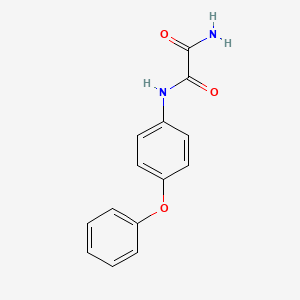 molecular formula C14H12N2O3 B5152968 N-(4-phenoxyphenyl)ethanediamide 