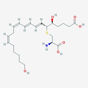 molecular formula C23H37NO6S B051530 20-羟基-白三烯E4 CAS No. 111844-33-8