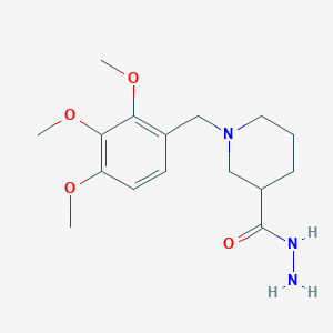 1-(2,3,4-trimethoxybenzyl)-3-piperidinecarbohydrazide