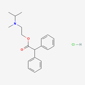 molecular formula C20H26ClNO2 B5153334 2-[isopropyl(methyl)amino]ethyl diphenylacetate hydrochloride 