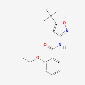 molecular formula C16H20N2O3 B5153356 N-(5-tert-butyl-3-isoxazolyl)-2-ethoxybenzamide 