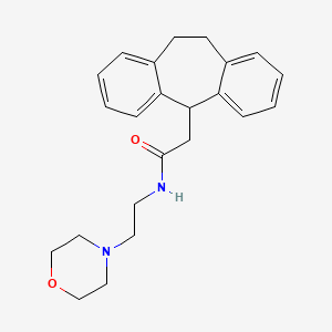 2-(10,11-dihydro-5H-dibenzo[a,d][7]annulen-5-yl)-N-[2-(4-morpholinyl)ethyl]acetamide