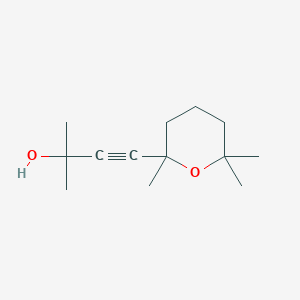 molecular formula C13H22O2 B5153500 2-methyl-4-(2,6,6-trimethyltetrahydro-2H-pyran-2-yl)-3-butyn-2-ol CAS No. 127897-43-2