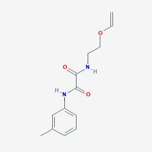 molecular formula C13H16N2O3 B5153586 N-(3-methylphenyl)-N'-[2-(vinyloxy)ethyl]ethanediamide 