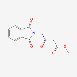 molecular formula C13H11NO5 B5153639 methyl 4-(1,3-dioxo-1,3-dihydro-2H-isoindol-2-yl)-3-oxobutanoate 