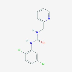 molecular formula C13H11Cl2N3O B5153778 N-(2,5-dichlorophenyl)-N'-(2-pyridinylmethyl)urea 