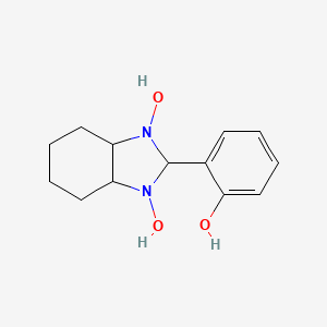 molecular formula C13H18N2O3 B5153783 2-(2-hydroxyphenyl)hexahydro-1H-benzimidazole-1,3(2H)-diol 