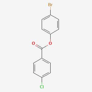 molecular formula C13H8BrClO2 B5153902 4-bromophenyl 4-chlorobenzoate CAS No. 37038-56-5