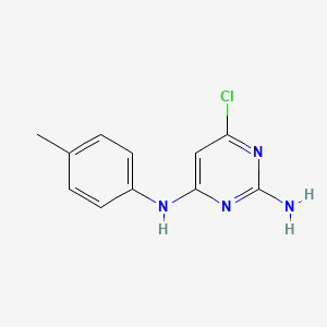 B5153937 6-chloro-N~4~-(4-methylphenyl)-2,4-pyrimidinediamine CAS No. 7249-31-2