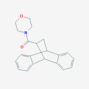 4-(tetracyclo[6.6.2.0~2,7~.0~9,14~]hexadeca-2,4,6,9,11,13-hexaen-15-ylcarbonyl)morpholine