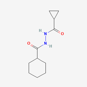 molecular formula C11H18N2O2 B5154049 N'-(cyclopropylcarbonyl)cyclohexanecarbohydrazide 