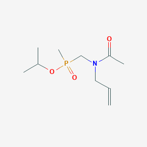 molecular formula C10H20NO3P B5154343 isopropyl {[acetyl(allyl)amino]methyl}methylphosphinate 