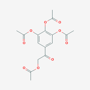 B051544 5-(2-Acetoxyacetyl)benzene-1,2,3-triyl triacetate CAS No. 85117-87-9