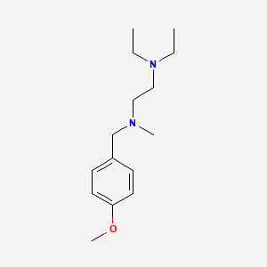 molecular formula C15H26N2O B5154514 N,N-diethyl-N'-(4-methoxybenzyl)-N'-methyl-1,2-ethanediamine 