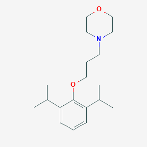molecular formula C19H31NO2 B5154516 4-[3-(2,6-diisopropylphenoxy)propyl]morpholine 